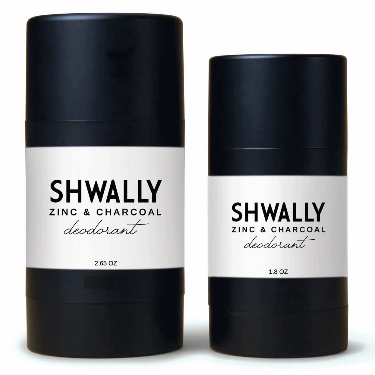 Zinc & Charcoal Deodorant – A True Natural, Tallow-Based & Effective Deodorant for Men & Women –– Aluminum Free with Coconut & Arrowroot – Lasts 4X Longer (Eucalyptus   Peppermint, 2.5 oz)