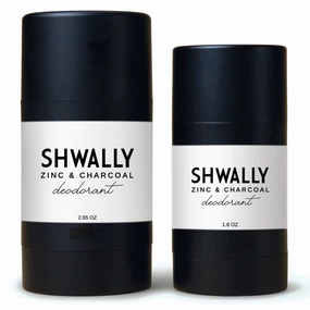 Zinc & Charcoal Deodorant – A True Natural, Tallow-Based & Effective Deodorant for Men & Women –– Aluminum Free with Coconut & Arrowroot – Lasts 4X Longer (Eucalyptus   Peppermint, 2.5 oz)
