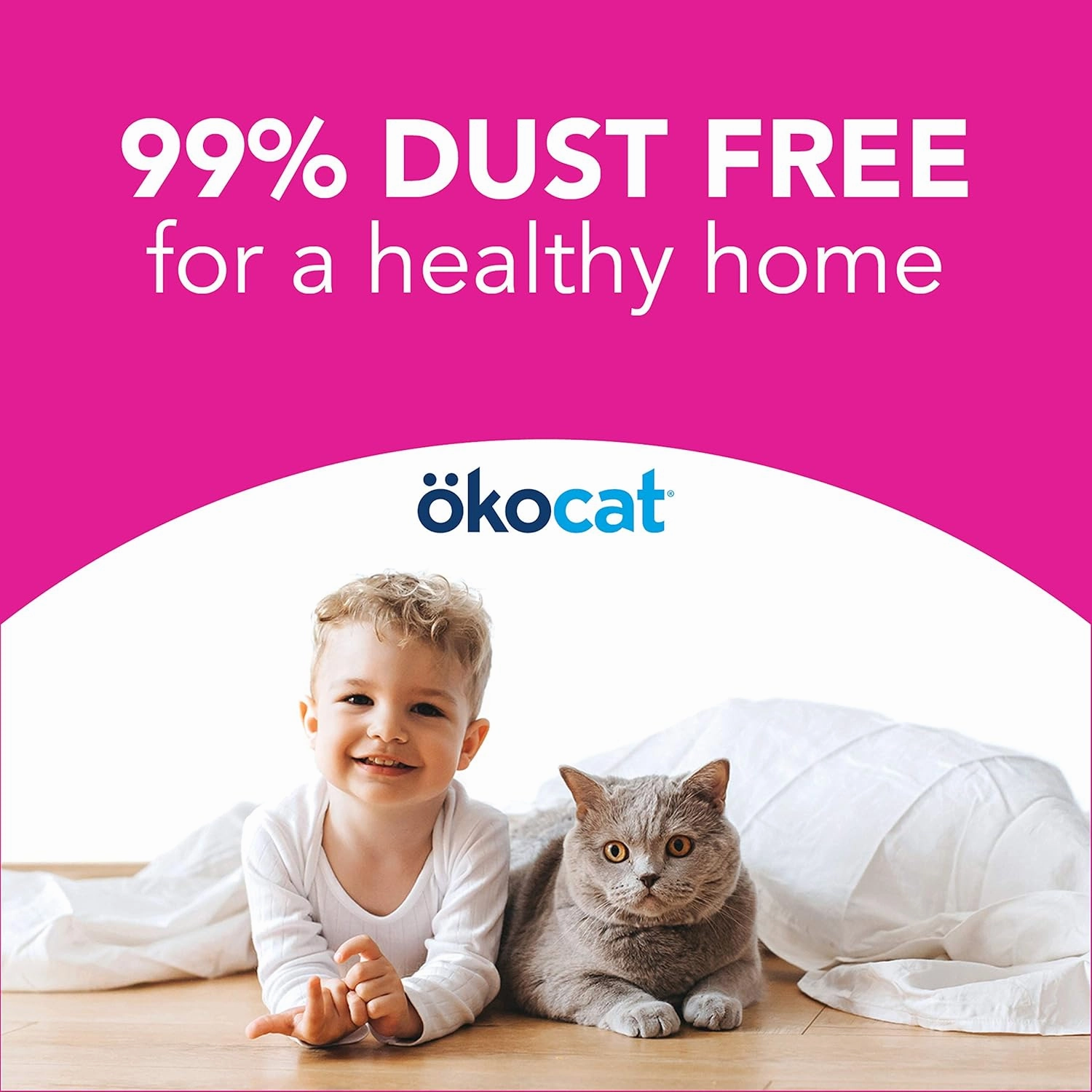 ökocat Super Soft Wood Clumping Cat Litter, Unscented,11.2 pounds - Natural Ingredients, Stops Odor, Clumps Solid, 99% Dust Free, Great for All Cats, Sensitive Paws, Kittens