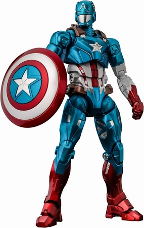 千値練(Sentinel) Fighting Armor Captain America Non-Scale ABS & Die-Cast Painted Complete Action Figure